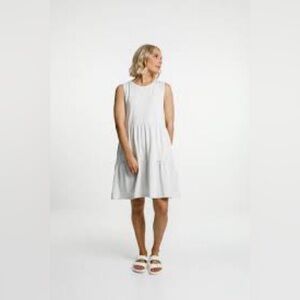 🩶DKNY Gray sleeveless dress